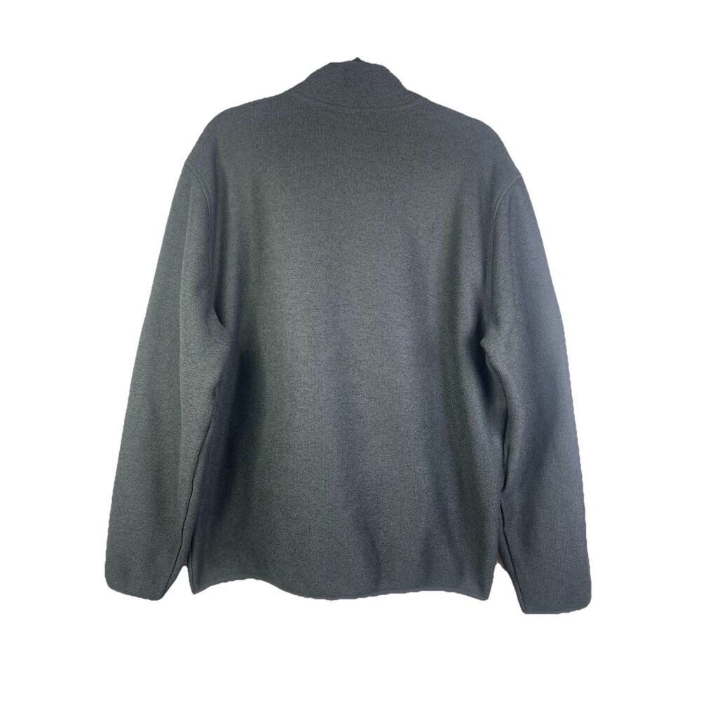 Eddie Bauer Men's Black Sweater Fleece Pullover Size L Pockets Outdoor Wear EUC - Picture 6 of 13